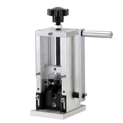 Manual Wire Stripping Machine, 0.06''-0.98'' Copper Stripper with Hand Crank or Drill Powered, Visible Stripping Depth Reference, Portable Aluminum Frame Wire Peeler for Scrap Copper Recycling