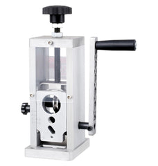 Manual Wire Stripping Machine, 0.06''-1.5'' Copper Stripper with Hand Crank or Drill Powered, Visible Stripping Depth Reference, Portable Aluminum Frame Wire Peeler for Scrap Copper Recycling