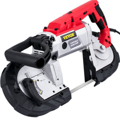 Variable-Speed 127mm Deep Cut Portable Band Saw 220V 10Amp Motor Handheld