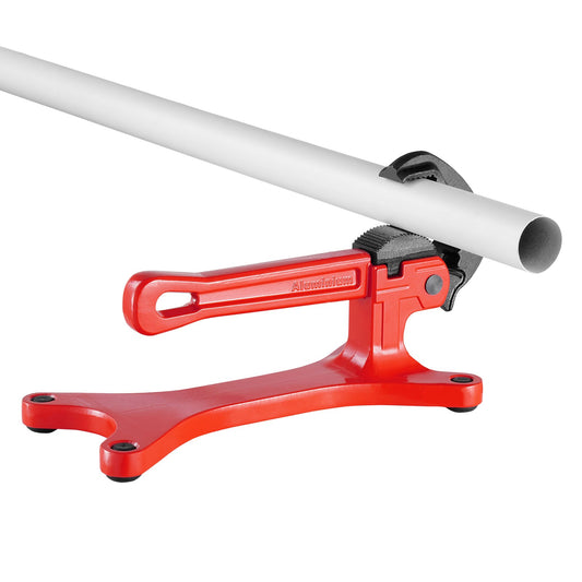 VEVOR Portable Pipe Vise, Lightweight Aluminum Pipe Vise with 1/8" to 1-1/2"  Clamping Capacity, Ideal for Onsite Plumbing Installation, Repair, and Maintenance