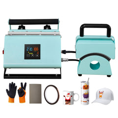 2 in 1 Tumbler and Hat Heat Press Machine Heat Machine for Caps Hats Mugs