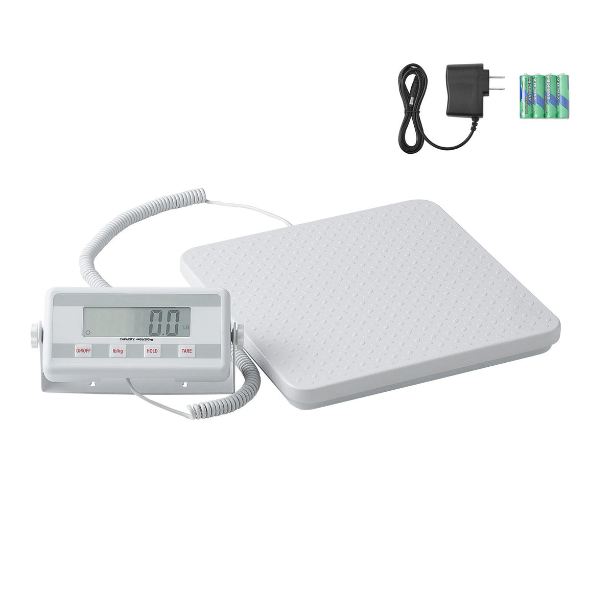 Portable Medical Scale, Professional Physician Scale for Weighing - with Anti-slip Platform, 2 Units, Hold & Tare Function, Digital Physician Weight Scale for Gym Home Hospital, 440LBS Capacity