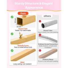 Arch Backdrop Stand, 2.2 x 1.2 m, Stable Structure, Easy Assembly, 1 Set Gold Metal Arch Backdrop Stand for Wedding, Birthday Party, Graduation, Holiday Celebration, and Ceremony Decoration