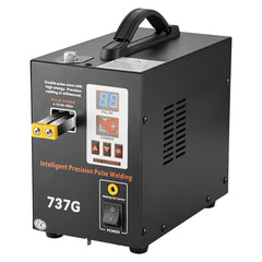 Spot Welder, 737G Pulse Spot Welder, Portable High-Power Welding Machine Soldering Station with 2 Welding Modes and LED Lighting for 0.12mm Pure Nickel