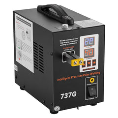 Spot Welder, 737G Pulse Spot Welder, Portable High-Power Welding Machine Soldering Station with 2 Welding Modes and LED Lighting for 0.12mm Pure Nickel
