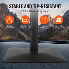 Pedestal Sign Holder Adjustable Poster Stand 11 x 17 Inch Metal Base
