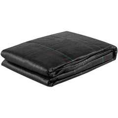 Geotextile Fabric, 3.8 x 15.2 m 3.5oz Woven PP Driveway Drain Cloth with 600lbs Tensile Strength, Heavy Duty Underlayment for Soil Stabilization, Landscaping, Weed Barrier,