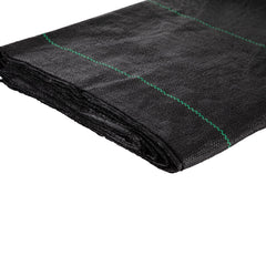 Geotextile Fabric, 3.8 x 15.2 m 3.5oz Woven PP Driveway Drain Cloth with 600lbs Tensile Strength, Heavy Duty Underlayment for Soil Stabilization, Landscaping, Weed Barrier,