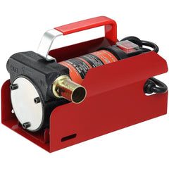 Fuel Transfer Pump, 12V DC, 10 GPM, 8 m Lift, Portable Electric Diesel Transfer Extractor Pump Kit with Automatic Shut-off Nozzle, Delivery & Suction Hose for Diesel, Kerosene, Transformer Oil