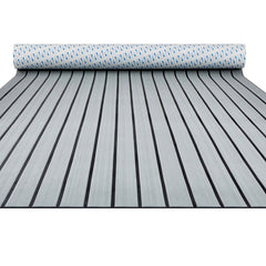 Boat Flooring, EVA Foam Boat Decking 94.5" x 45.7", Non-Slip Self-Adhesive Flooring, 29.9 sq.ft Marine Carpet for Boats, Yacht, Pontoon, Kayak Decking