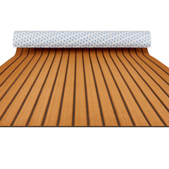 Boat Flooring, EVA Foam Boat Decking 94.5" x 46", Non-Slip Self-Adhesive Flooring, 29.9 sq.ft Marine Carpet for Boats, Yacht, Pontoon, Kayak Decking