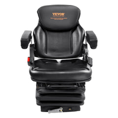 Universal Forklift Seat Adjustable Tractor Seat with Seatbelt Armrests
