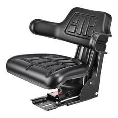Universal Forklift Seat, Waterproof Tractor Suspension Seat with Adjustable Back, Secure Tractor Seat with Micro Switch, Widely Compatible Seat for Skid Loader Bulldozer