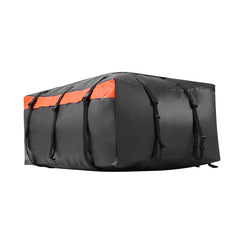 Car Rooftop Cargo Carrier Bag, 23 Cubic Feet Roof Cargo Carrier, Heavy Duty 840D PVC 100% Waterproof Car Roof Luggage Bag for All Vehicle with/without Rack- with Lock, Anti-Slip Mat, 6 Door Hook