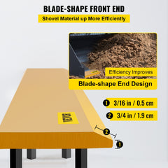 Bucket Cutting Edge, 213x10x1.3 Bucket Edge, Weld-on and Bolt-on Advanced Cutting Edge, 16Mn Carbon-manganese Steel Loader Cutting Edge, Skid Steer Cutting Edge with Paint for Excavator and Load