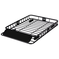 Roof Rack Cargo Basket 200 LBS 51"x36"x5" for SUV Truck with Luggage Bag
