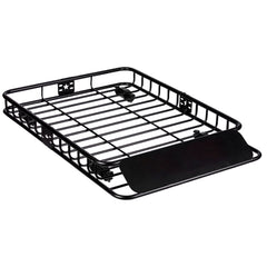 Roof Rack Cargo Basket 200 LBS 51"x36"x5" for SUV Truck with Luggage Bag