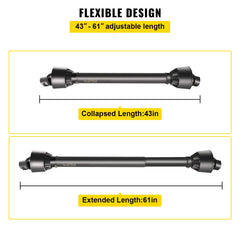 PTO Shaft PTO Drive Shaft 1-3/8" x 6 Spline Ends Round End T4 43"-61"