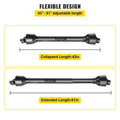 PTO Shaft PTO Drive Shaft 1-3/8" x 6 Spline Ends Round End T4 43"-61"