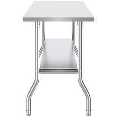 Commercial Worktable Workstation Folding Commercial Prep Table 1220x610 mm