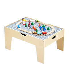 Multi-Purpose Activity Play Table 290 Building Bricks & 30 PCS Accessories