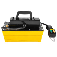 10,000PSI Air Hydraulic Pump, 2.3 L Reservoir, NPT 3/8 In Oil Outlet, NPT 1/4 In Inlet, Air Actuated Foot Pump with Remote Control Actuator, for Automobile Frame Machine & Hydraulic Press