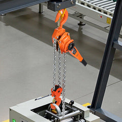 Manual Lever Chain Hoist, 6T 6000KG Capacity Heavy Duty Come Along, 3M Lift G80 Alloy Steel Chain With Dual Pawl Mechanical Brake, 360° Rotating Hooks, for Warehouse Construction Garage