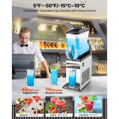Commercial Slushy Machine 15L Margarita Smoothie Frozen Drink Maker