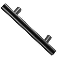 30 Pack Cabinet Pulls, 3in / 76mm Center to Center Slim Kitchen Cabinet Drawer, Stainless Steel Modern Kitchen Cupboard Door Handles for Kitchen Bathroom Bar Hardware Matte Black