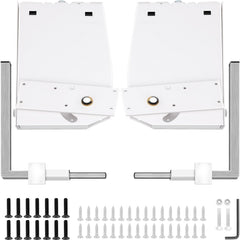 Murphy Mounting Wall Springs Mechanism, Heavy Duty Support Hardware DIY Kit, Bed Springs Mechanism Ideal for King Queen Bed (Vertical), White