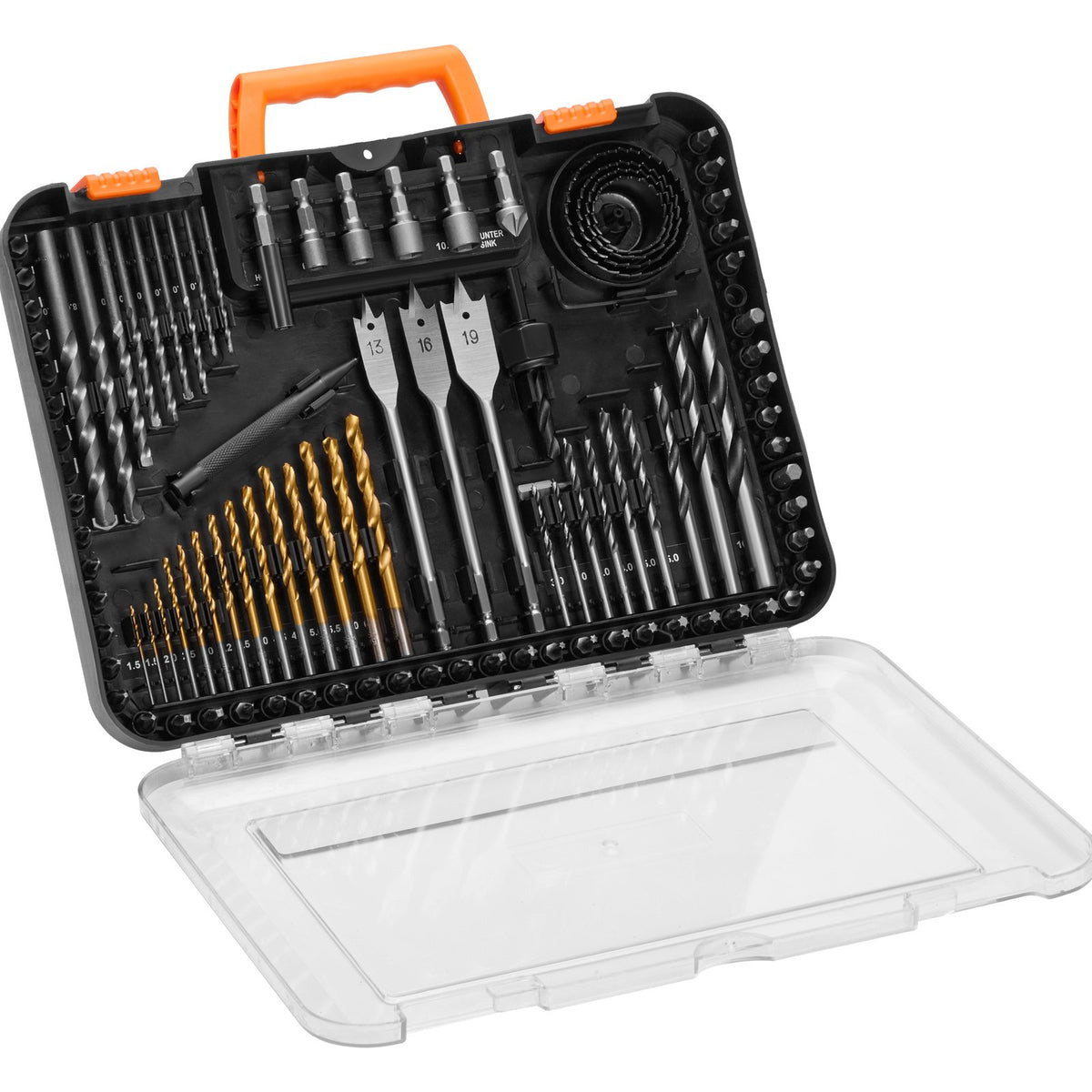 Drill Bit Set 100PCS Screwdriver Bit Set with Carrying Case Multi-purpose