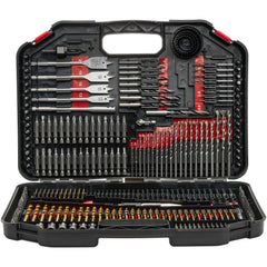 Drill Bit Set, 246 Pieces Drill and Driver Bit Set, Screwdriver Bit Set Suitable for Wood Metal Cement Drilling and Screw Driving, Drill Bit Sets Combo Kit Assorted in Organized Carrying Case
