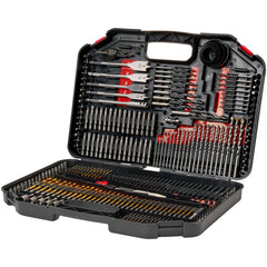 Drill Bit Set, 246 Pieces Drill and Driver Bit Set, Screwdriver Bit Set Suitable for Wood Metal Cement Drilling and Screw Driving, Drill Bit Sets Combo Kit Assorted in Organized Carrying Case