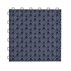 Garage Tiles Interlocking, 12 x 12 x 0.53 inch 25 Pack Garage Floor Covering Tiles, Non-Slip Double-Sided Texture Garage Flooring Tiles, for Garages, Basements, Repair Shops, Graphite Gray