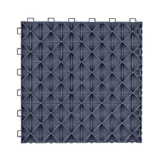 Garage Tiles Interlocking, 12 x 12 x 0.53 inch 50 Pack Garage Floor Covering Tiles, Non-Slip Double-Sided Texture Garage Flooring Tiles, for Garages, Basements, Repair Shops, Graphite Gray