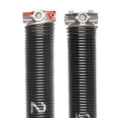 Garage Door Torsion Springs, Pair of 5.54 x 50.8 x 610 mm, 16000 Cycles, Garage Door Springs with Non-Slip Winding Bars, Gloves and Mounting Wrench, Electrophoresis Coated for Replacement