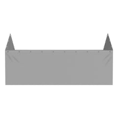 Carport Replacement Canopy Cover Side Wall 6 x 3.6 m, Garage Tent Shelter Tarp Heavy-Duty Waterproof & UV Protected, Easy Installation with Ball Bungees,Grey (Top and Frame Not Included)