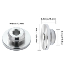 51Pack Cable Railing Kit 3.2mm Wheel Protector Sleeves, Bundle with Black Invisible 3.2mm Swage Tensioner and Terminal, Cable Railing Post Safeguard Covers for 0.41inch Horizontal Hole Post