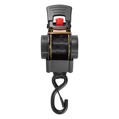 Wheel Chock Tie-Down Kit, Fixed Trailer Tie Down Strap, Car Tie Down Kit with S-Hook, Break Strength 748 kg & Working Load 250 kg Motorcycle Tie-Down System for Trailers, Boats, Snowmobiles
