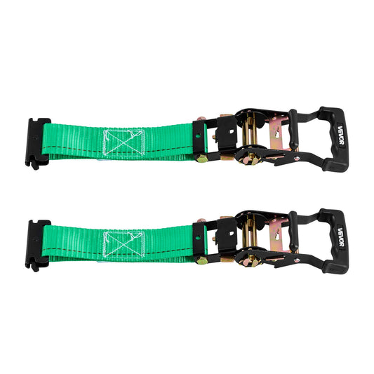 Wheel Chock Tie-Down Kit, Chock-Style Trailer Tie Down Strap, Car Tie Down Kit with Buckle, Break Strength 1986.73 kg & Working Load 662 kg Motorcycle Tie-Down System for ATVs, UTVs & Trailers