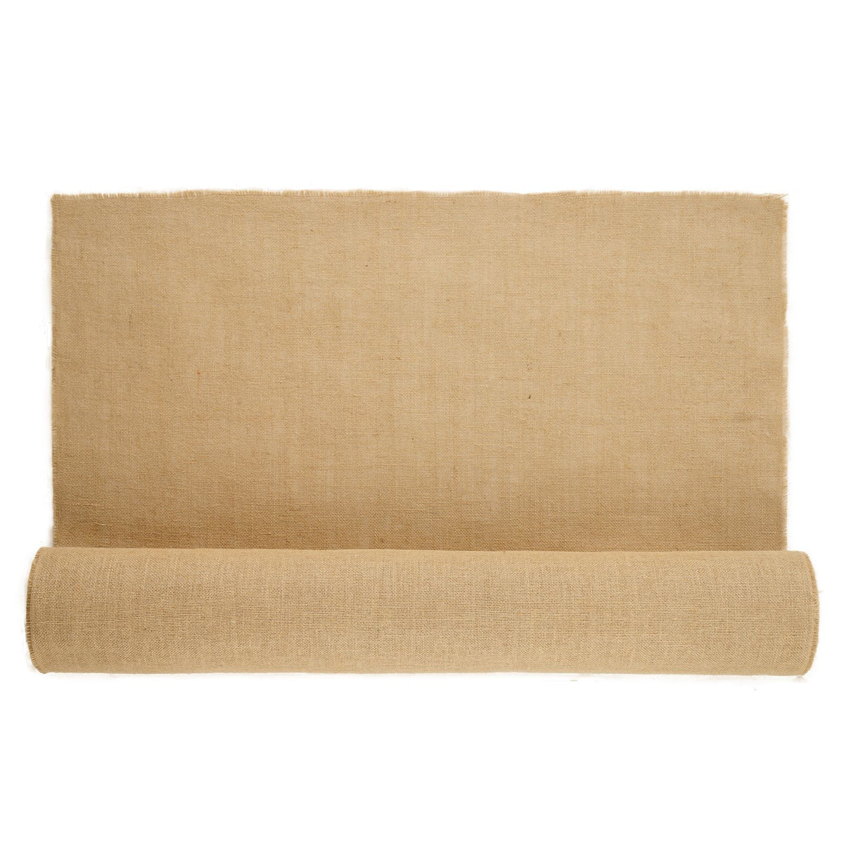 Burlap Fabric Roll, 1016 mm x 22.86 m & 50 x 50 Density Wide Natural Burlap Fabric Rolls, Jute Fabric Burlap Tree Wrap Roll, for Decor, Crafts, Wedding, Gardening, Plant & Tree Winter Covering