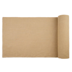 Burlap Fabric Roll, 1016 mm x 22.86 m & 50 x 50 Density Wide Natural Burlap Fabric Rolls, Jute Fabric Burlap Tree Wrap Roll, for Decor, Crafts, Wedding, Gardening, Plant & Tree Winter Covering