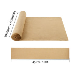 Burlap Fabric Roll Burlap Tree Wrap 1016 mm x 45.7 m for Crafts & Plants