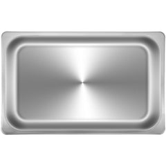 Hotel Pans Full Size 2.5 Inch Deep, Steam Table Pan 6 Pack , 22 Gauge/0.8mm Thick Stainless Steel Hotel Pan Anti Jam Steam Table Pan