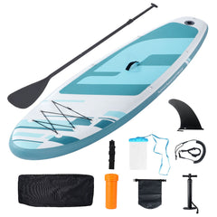 Inflatable Stand Up Paddle Board, 152 mm Wide SUP Paddleboard, with Board Accessories, Pump, Paddle, Fin, Phone Bag, Backpack, Ankle Leash, Repair Kit, Non-slip Deck for Youth & Adults