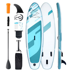 Inflatable Stand Up Paddle Board, 152 mm Wide SUP Paddleboard, with Board Accessories, Pump, Paddle, Fin, Phone Bag, Backpack, Ankle Leash, Repair Kit, Non-slip Deck for Youth & Adults