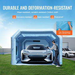 Inflatable Paint Booth 26.2x14.8x9.8ft Inflatable Spray Booth 950W+750W