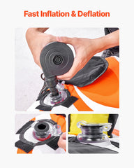 Towable Tube for Boating 1-2 Riders Inflatable Boat Tubes and Towables