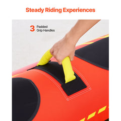 Towable Tubes for Boating 1-3 Riders Inflatable Boat Tubes Towables 510lbs