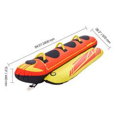 Towable Tubes for Boating 1-3 Riders Inflatable Boat Tubes Towables 510lbs